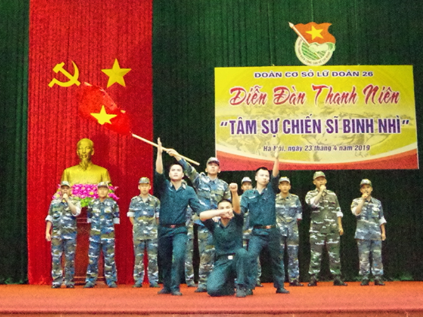 Lữ đoàn 26 tổ chức Diễn đàn thanh niên “Tâm sự chiến sĩ binh nhì”