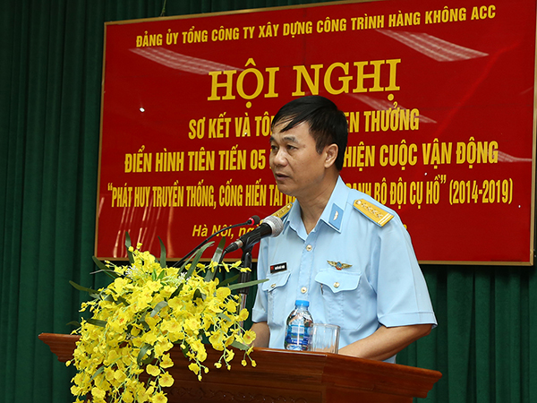Tổng công ty ACC sơ kết 5 năm thực hiện Cuộc vận động “Phát huy truyền thống, cống hiến tài năng, xứng danh Bộ đội Cụ Hồ”