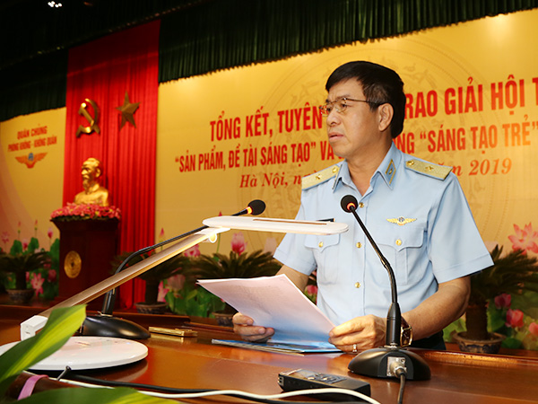 Quân chủng Phòng không - Không quân tổng kết, tuyên dương, trao giải Hội thi “Sản phẩm, đề tài sáng tạo” và Giải thưởng “Sáng tạo trẻ” năm 2019