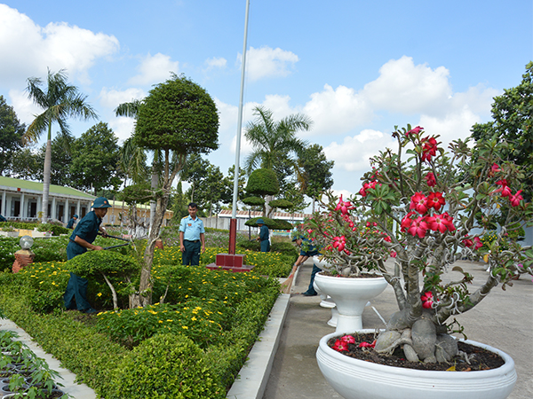 Sắc hoa trên trận địa canh trời phương Nam