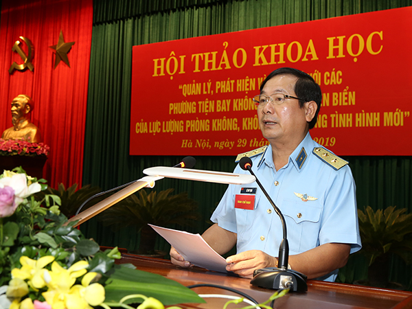 Quân chủng Phòng không - Không quân tổ chức Hội thảo khoa học “Quản lý, phát hiện và đối phó với các phương tiện bay không người lái trên biển của lực lượng phòng không, không quân trong tình hình mới”