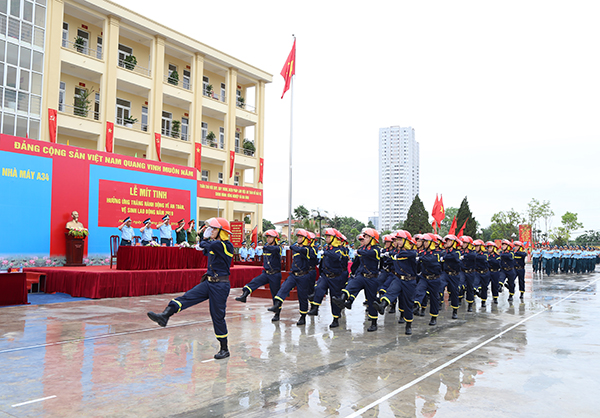 Nhà máy A34 mít tinh hưởng ứng “Tháng hành động về An toàn - Vệ sinh lao động năm 2019”