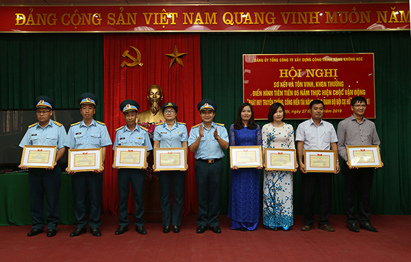 Tổng công ty ACC sơ kết 5 năm thực hiện Cuộc vận động “Phát huy truyền thống, cống hiến tài năng, xứng danh Bộ đội Cụ Hồ”
