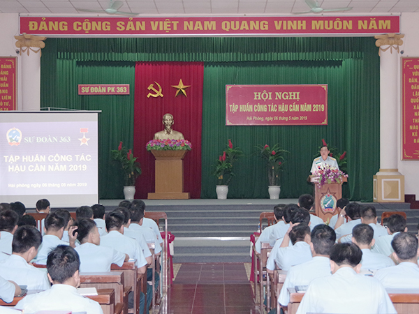 Sư đoàn 363 tập huấn công tác hậu cần năm 2019