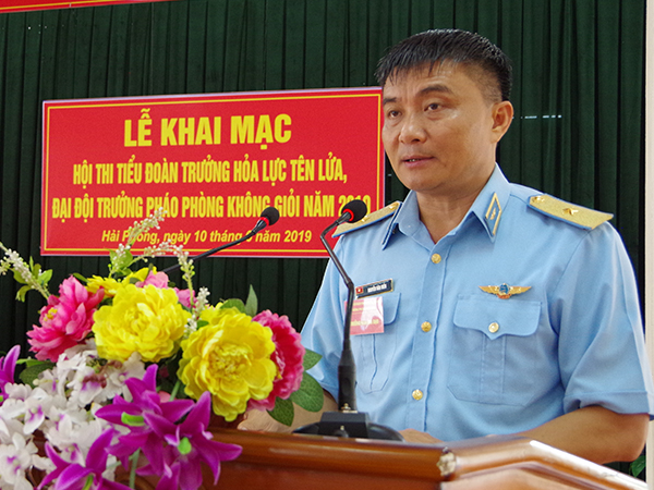 Quân chủng Phòng không - Không quân tổ chức Hội thi Tiểu đoàn trưởng hỏa lực Tên lửa và Đại đội trưởng Pháo phòng không giỏi năm 2019