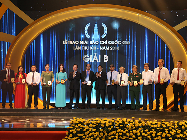Lễ trao Giải Báo chí Quốc gia lần thứ XIII - năm 2018