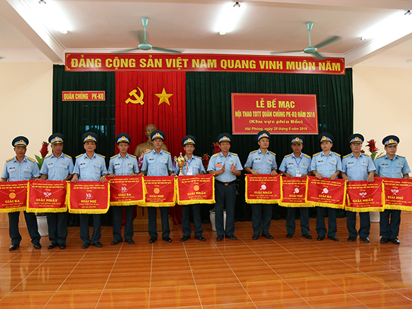 Quân chủng Phòng không - Không quân bế mạc Hội thao Thể dục thể thao năm 2019