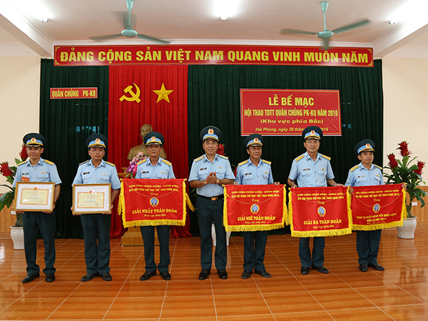 Quân chủng Phòng không - Không quân bế mạc Hội thao Thể dục thể thao năm 2019