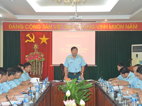 Quân chủng Phòng không - Không quân kiểm tra kết quả thực hiện công tác Khoa học quân sự 6 tháng đầu năm 2019 tại Học viện PK-KQ