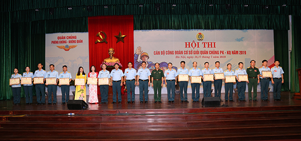 Quân chủng Phòng không - Không quân tổ chức Hội thi Cán bộ Công đoàn cơ sở giỏi năm 2019