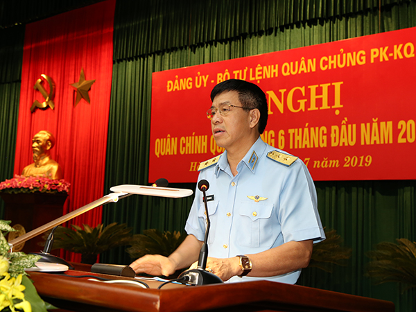Quân chủng Phòng không-Không quân tổ chức hội nghị quân chính 6 tháng đầu năm 2019