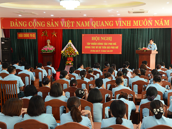 Quân chủng Phòng không - Không quân khai mạc Hội nghị tập huấn công tác phụ nữ; công tác vì sự tiến bộ phụ nữ