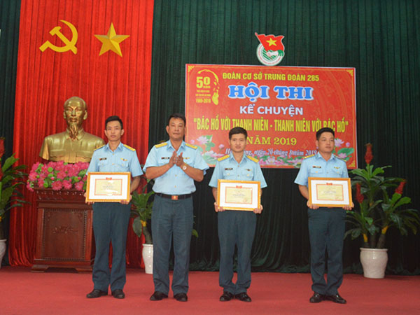 Trung đoàn 285 tổ chức Hội thi kể chuyện “Bác Hồ với thanh niên - Thanh niên với Bác Hồ” năm 2019