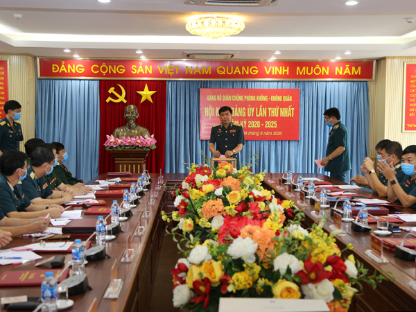 Đại hội đại biểu Đảng bộ Quân chủng Phòng không - Không quân lần thứ X, nhiệm kỳ 2020-2025 thành công tốt đẹp
