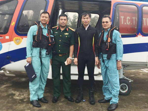 Trung tâm Quốc gia Huấn luyện và Tìm kiếm cứu nạn đường không giải cứu thành công 6 thuyền viên trên tàu Vietship