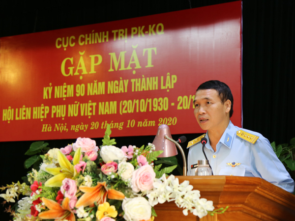 Cục Chính trị Phòng không - Không quân và Sư đoàn 365 tổ chức gặp mặt cán bộ, hội viên phụ nữ nhân ngày Phụ nữ Việt Nam