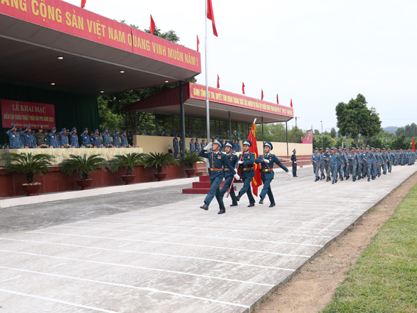 Quân chủng Phòng không - Không quân khai mạc Diễn tập Chiến thuật phân đội Pháo phòng không năm 2020