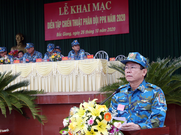 Quân chủng Phòng không - Không quân khai mạc Diễn tập Chiến thuật phân đội Pháo phòng không năm 2020