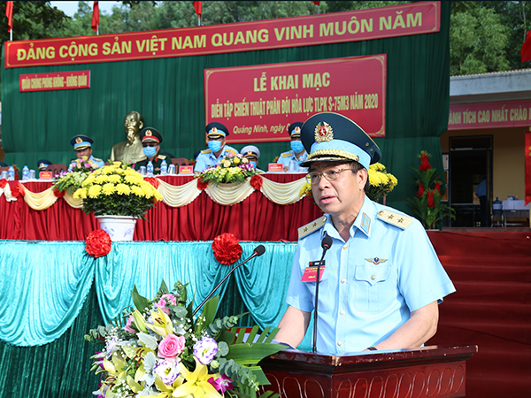 Quân chủng Phòng không-Không quân khai mạc Diễn tập Chiến thuật phân đội hỏa lực Tên lửa Phòng không C-75M3 năm 2020