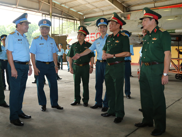 Bộ Tổng Tham mưu kiểm tra Học viện Phòng không - Không quân