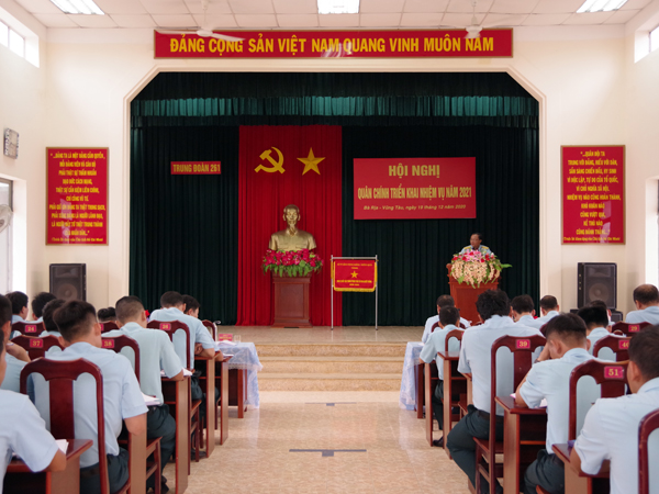 Trung đoàn 261 triển khai nhiệm vụ năm 2021