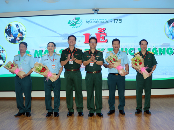 Sư đoàn 370 tham gia bay ra mắt Sân bay chấn thương chỉnh hình thuộc Bệnh viện Quân y 175