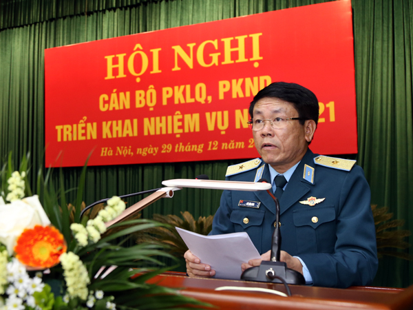 Hội nghị cán bộ Phòng không lục quân, Phòng không nhân dân triển khai nhiệm vụ năm 2021