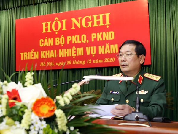 Hội nghị cán bộ Phòng không lục quân, Phòng không nhân dân triển khai nhiệm vụ năm 2021