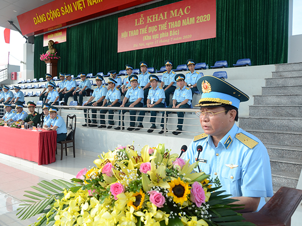Quân chủng Phòng không-Không quân khai mạc Hội thao Thể dục thể thao khu vực phía Bắc năm 2020