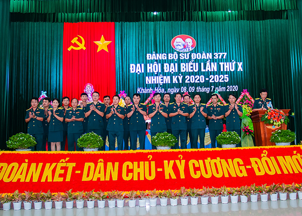 Đảng bộ Sư đoàn 377 tổ chức thành công Đại hội đại biểu lần thứ X, nhiệm kỳ 2020-2025