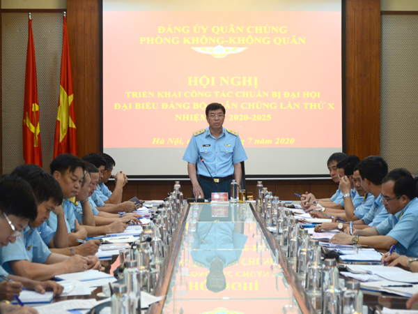 Đảng ủy Quân chủng Phòng không - Không quân triển khai công tác chuẩn bị Đại hội đại biểu Đảng bộ Quân chủng lần thứ X