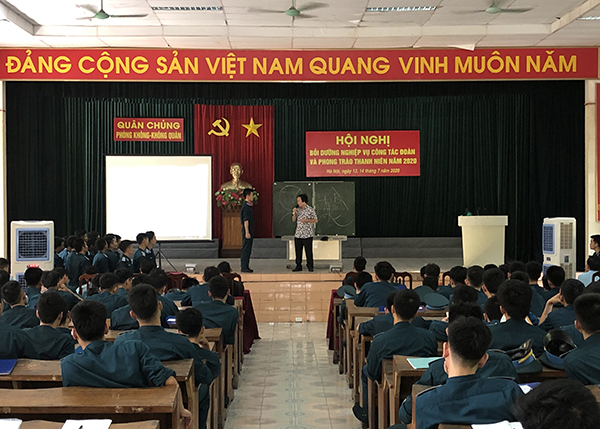 Quân chủng Phòng không-Không quân tổ chức Hội nghị bồi dưỡng nghiệp vụ công tác đoàn và phong trào thanh niên năm 2020