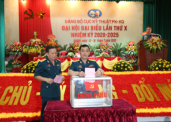 Đảng bộ Cục Kỹ thuật Phòng không-Không quân tổ chức thành công Đại hội đại biểu lần thứ X, nhiệm kỳ 2020 - 2025