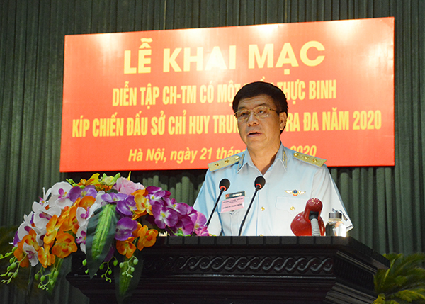 Khai mạc Diễn tập chỉ huy - tham mưu kíp chiến đấu sở chỉ huy trung đoàn ra đa năm 2020