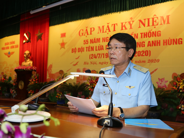 Quân chủng Phòng không - Không quân tổ chức gặp mặt kỷ niệm 55 năm ngày truyền thống Bộ đội Tên lửa Phòng không anh hùng