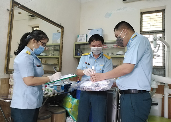 Các đơn vị thuộc Quân chủng Phòng không-Không quân trên địa bàn miền Trung triển khai các biện pháp phòng, chống dịch Covid-19