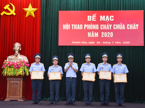 Sư đoàn 377 tổ chức Hội thao Phòng cháy chữa cháy năm 2020