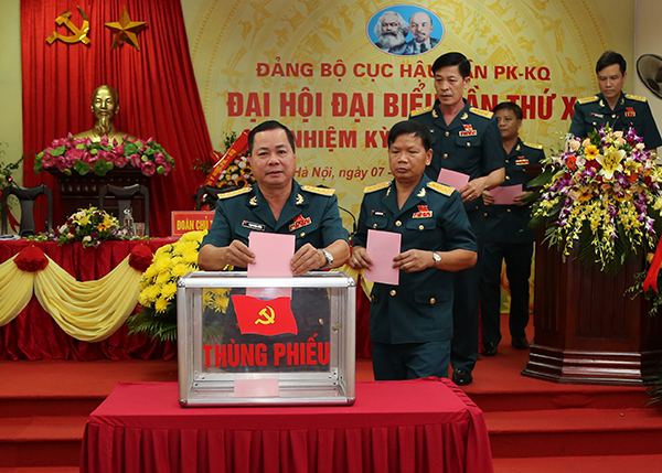 Đảng bộ Cục Hậu cần Phòng không-Không quân tổ chức Đại hội đại biểu nhiệm kỳ 2020 - 2025