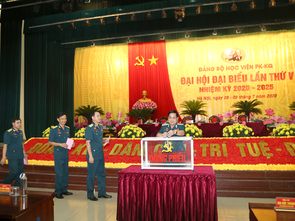 Đảng bộ Học viện Phòng không - Không quân tổ chức thành công Đại hội đại biểu lần thứ V, nhiệm kỳ 2020-2025