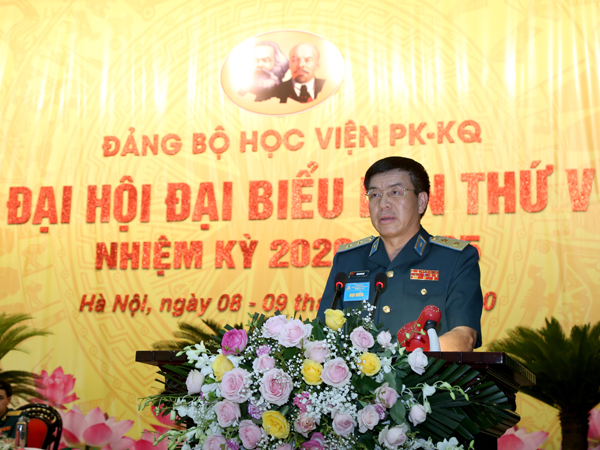 Đảng bộ Học viện Phòng không - Không quân tổ chức thành công Đại hội đại biểu lần thứ V, nhiệm kỳ 2020-2025
