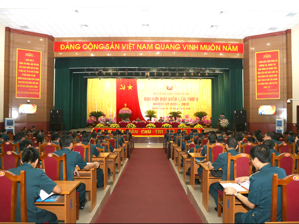Đảng bộ Học viện Phòng không - Không quân tổ chức thành công Đại hội đại biểu lần thứ V, nhiệm kỳ 2020-2025