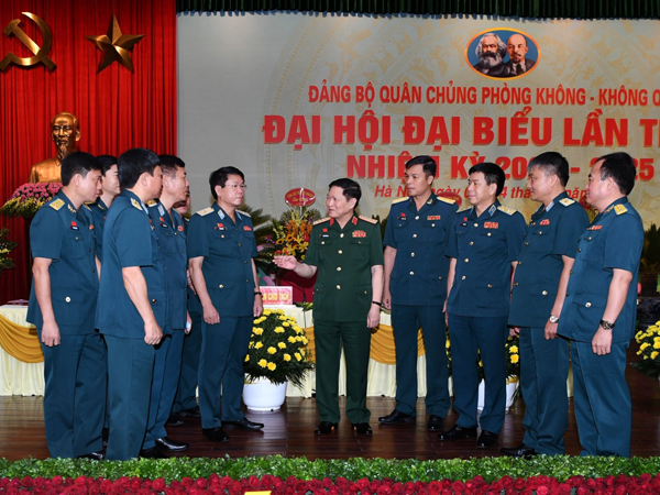 Khai mạc Đại hội đại biểu Đảng bộ Quân chủng Phòng không - Không quân lần thứ X, nhiệm kỳ 2020-2025