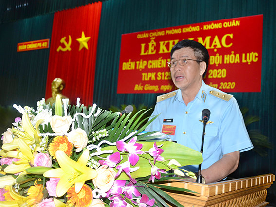 Quân chủng Phòng không-Không quân khai mạc Diễn tập chiến thuật phân đội hỏa lực tên lửa phòng không C125-2TM năm 2020