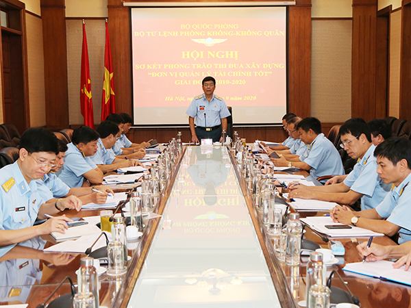 Quân chủng Phòng không - Không quân sơ kết Phong trào thi đua xây dựng “Đơn vị quản lý tài chính tốt” giai đoạn 2010-2020