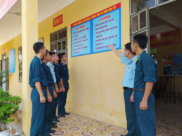 “4 tập trung”, “5 chống” ở Trung đoàn 257
