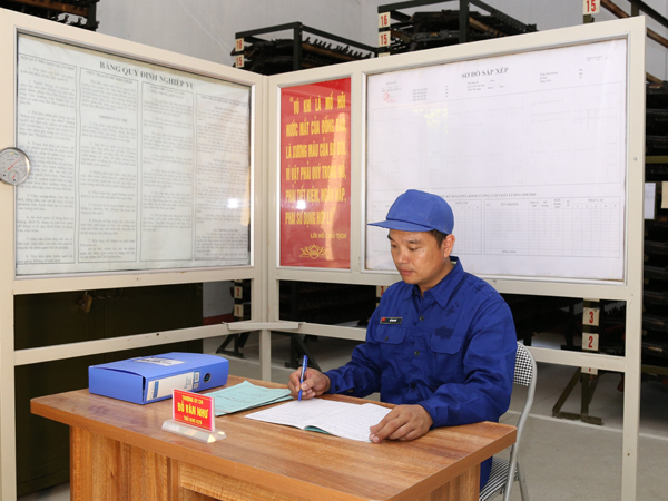 Thủ kho quân khí hai lần đạt giải nhất toàn quân