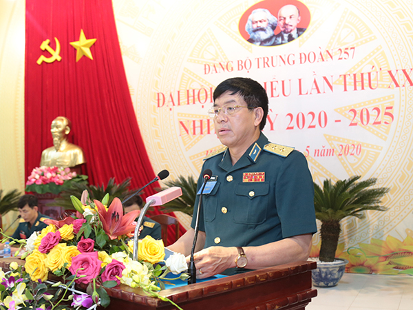 Đảng bộ Trung đoàn 257 tổ chức Đại hội đại biểu nhiệm kỳ 2020-2025