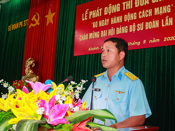 Sư đoàn 377 phát động thi đua cao điểm “60 ngày hành động cách mạng”