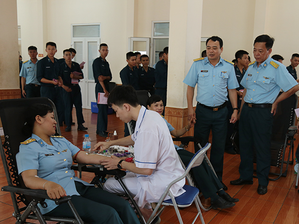 Tuổi trẻ Sư đoàn 363 tham gia “Ngày hội Hiến máu tình nguyện” năm 2020