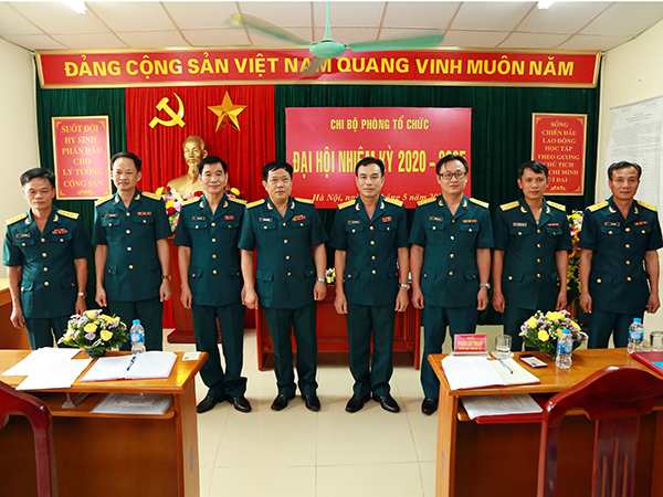 Chi bộ Phòng Tổ chức, Cục Chính trị Quân chủng Phòng không-Không quân tổ chức Đại hội nhiệm kỳ 2020 - 2025